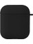 Apple AirPods 1. Nesil / 2. Nesil Liquid Silicone Lansman Siyah 1