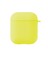 Apple AirPods 1. Nesil / 2. Nesil Liquid Silicone Lansman Sarı 1