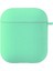 Apple AirPods 1. Nesil / 2. Nesil Liquid Silicone Lansman Mint Yeşili 1