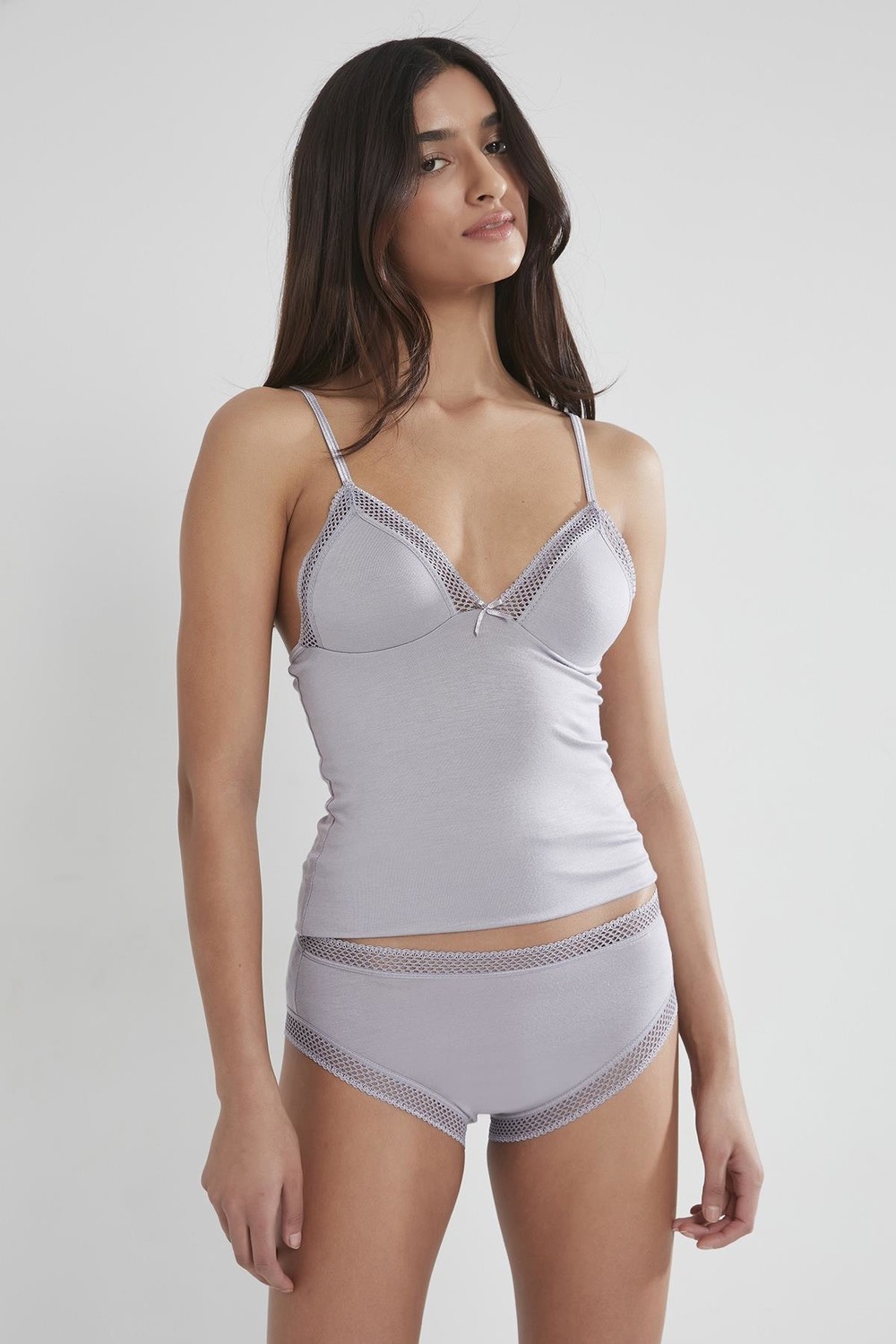 Pierre Cardin Kadınlar İçin Pierre Cardin Bordo Dantelli Penye Atlet Külot Set - Nefes Alabilir Materyal ile Rahat Kullanım