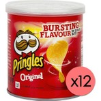 Pringles Original 12 x 40 gr 480 gr Cipsseverler İçin Taşınabilir Lezzetli Atıştırmalık