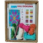 Lilyhobbyland Ahşap Halı Dokuma Tezgahı Ve Seti Renkli Özellikler ile Sanatsal Malzemeler