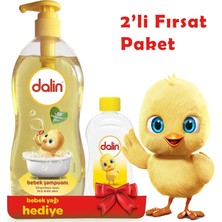 Dalin Klasik Bebek Şampuanı 700 ml + 100 ml Bebek Yağı Hediyeli X2 Adet