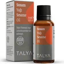 Talya Susam Yağı, Soğuk Sıkım, %100 Saf ve Doğal, 20 ml