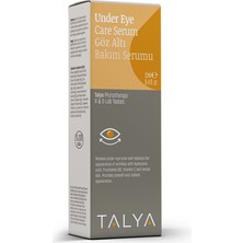 Talya Göz Altı Bakım Serumu, C Vitamini + E Vitamini + Vitamin B5 + Hyaluronik Asit + 7 Özel Yağ, Roll-On, 12 ml