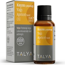 Talya Kayısı Çekirdeği Yağı, Soğuk Sıkım, %100 Saf ve Doğal, 20 ml