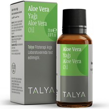 Talya Aloe Vera Yağı, Nemlendirici, %100 Saf ve Doğal, 20 ml