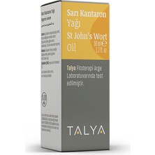 Talya Sarı Kantaron Yağı, Soğuk Sıkım, %100 Saf ve Doğal, 50 ml