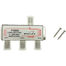 Özentek 3'lü 1/3 Splitter 5-2500 Mhz 3 Way Karasal Uydu Yayını Çoğaltıcı