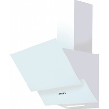 Ukinox Hawk 60 Modern Dijital Beyaz Davlumbaz