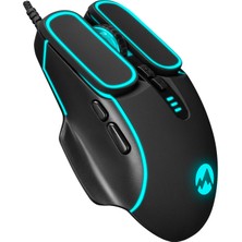 Everest SM-G55 X-Fora LED Işıklı 7d Makro Tuşlu Siyah 7200DPI Oyuncu Mouse