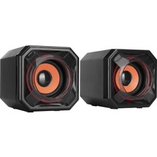 Mikado Md-177 2.0 5W * 2 Turuncu Mini Usb Speaker