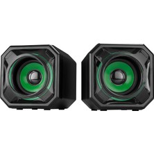 Mikado Md-177 2.0 5W * 2 Yeşil Mini Usb Speaker