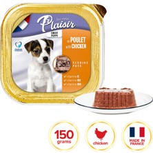 Plaisir Tavuklu Etli Pate Puppy Plaisir 150GR Yaş Köpek Maması