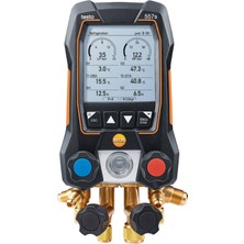 Testo 557S Akıllı Dijital Manifold Seti - 4 Yollu Valf