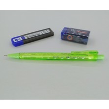 Faber-Castell Econ 0,7 mm Kalem + Faber-Castell Sınav Silgisi + Faber-Castell 0,7 mm Uç