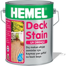 Hemel Deck Stain - Kaydırmaz Yarı Şeffaf Boya ( 2.5 Lt ) Antique Pine