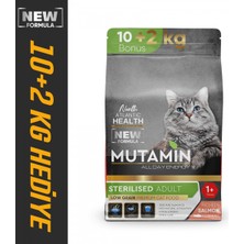 Mutamin Organics Somonlu Kısır Kedi Maması 10+2 kg