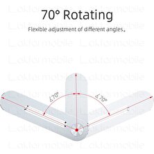 AktarMobile Monitör & Laptop Için Mıknatıslı Telefon Tutucu - Katlanabilir - Cnc Kesim - Alüminyum Alaşım