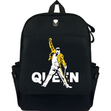 Leqi Queen Müzik Grubu Solisti Freddie Mercury Temalı Unisex Sırt Çantası