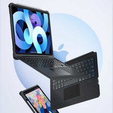 Teknetstore Apple iPad Air 10.9 2020 Klavye & Trackpad Kablosuz Bluetooth Ultra Ince Magic Keyboard Smart Kılıf