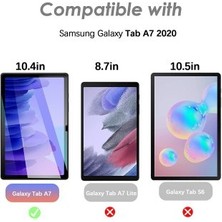 Teknetstore Samsung Galaxy T500 Tab A7 10.4 Inç Nano Kırılmaz Ekran Koruyucu Şeffaf Cam Koruyucu Tam Uyumlu