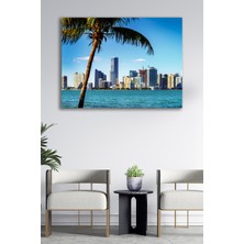 Blok Design Kanvas Tablo Manzara Doğa Şehir Dekoratif Duvar Tablosu
