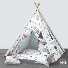 instababyrooms Dijital Baskılı Kızıldereli Çocuk Bebek Odası Oyun Çadırı Model: 1448