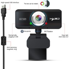 Hxsj S90 30FPS 1 Megapiksel 720P Hd Web Kamerası Siyah (Yurt Dışından)