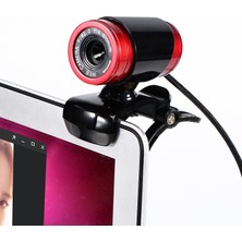 Hxsj A860 30FPS 480P Hd Webcam Masaüstü Için / Dizüstü Kırmızı (Yurt Dışından)