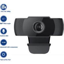 Sunsky Hd 1080P Megapiksel USB Webcam Kamera Siyah (Yurt Dışından)