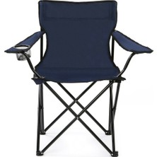 Kamp Sandalyesi Katlanır Ergonomik Taşıma Çantalı Piknik Plaj Sandalyesi Mavi