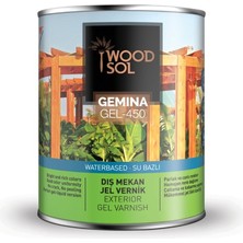 Woodsol Gemina Dış Mekan Ahşap Jel Vernik 0.75 Lt