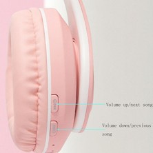 Sunsky B39 Macaron Kablosuz Bluetooth Kulaklık Kiraz Pembesi (Yurt Dışından)