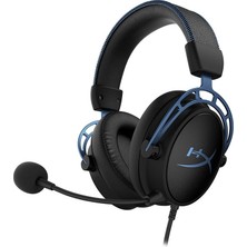 Kingston Hyperx Bulut Alfa S Hx-Hscas-Bl / Ww Mavi Gaming Headset Kafa Monteli Siyah (Yurt Dışından)