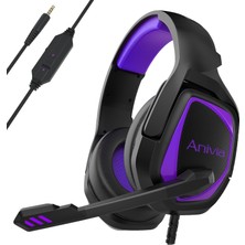 Sades MH602 3,5 mm Kablolu Gaming Headset Siyah Mor (Yurt Dışından)