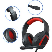 Sades MH602 3,5 mm Kablolu Gaming Headset Kırmızı (Yurt Dışından)