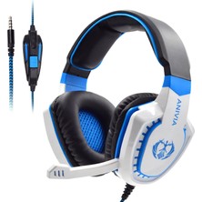 Sades AH28 3.5mm Stereo Ses Kablolu Gaming Headset Mavi (Yurt Dışından)