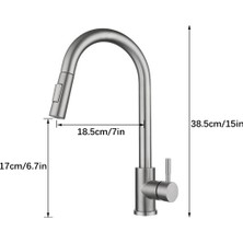 Insma Dokunmatik Musluk Mutfak Lavabo Bataryası  (Yurt Dışından)