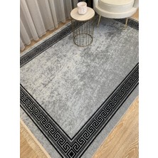 Brillant Lorin Şönil Görünüm Lateks Kaymaz Taban Leke Tutmaz Saçaklı Modern Halı