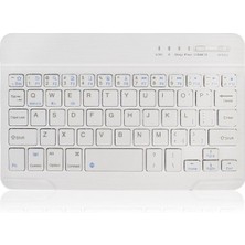 Duhaline Casper Via S48  8"  Uyumlu Bluetooth Tablet Klavyesi Mini Slim Şarjlı Kablosuz Klavye