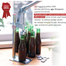 Morpanya Şişe Kapatma Aleti Soda Gazoz Şişe Kapak Kapatma Makinesi 250 Adet Kapak MP159