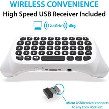 Buyfun 3.5mm Ses Jakı ile 2.4g Kablosuz Mini Chatpad Klavye (Yurt Dışından)