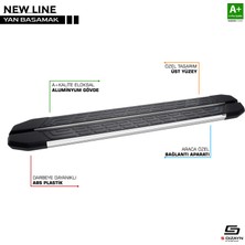 S-Dizayn Hyundai Bayon Newline Krom Yan Basamak 179 cm 2021 Üzeri A+ Kalite