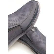 Ayakkabı Vakti Delikli Comfort Topuk Destekli Hakiki Deri Iç Dış Erkek Ayakkabı ATK01