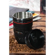 Kastore Lens Objektif Görünümlü Termos Kupa Bardak 300 ml