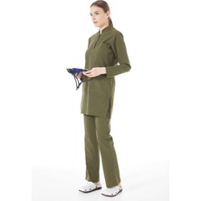 Çatı Medikal Ultralycra Modest - Doktor Hemşire Forma Takımı, Haki