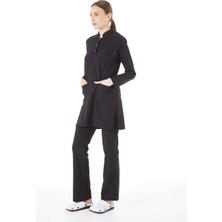 Çatı Medikal Ultralycra Modest - Doktor Hemşire Forma Takımı, Siyah