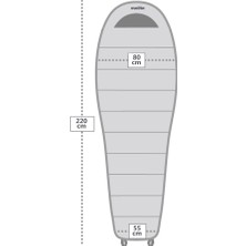 Evolite Dreamer Ultralight -32ºc Uyku Tulumu - Mavi