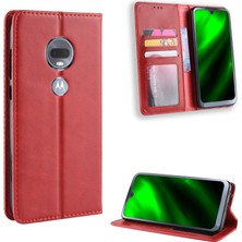 Seniee Motorola Moto G7 Cüzdan Deri Flip Telefon Kılıfı (Yurt Dışından)